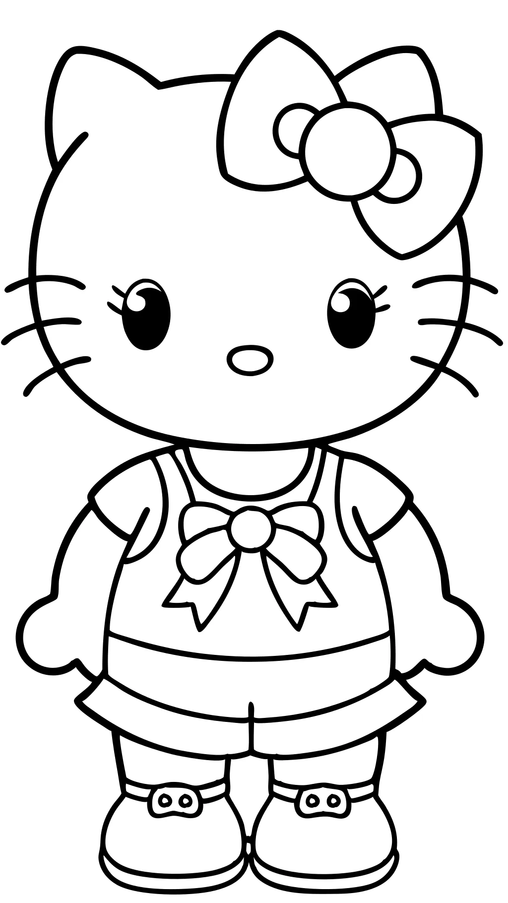 hello kitty páginas para colorear imprimibles gratis